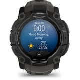 Garmin Instinct 3 - 50 mm, AMOLED, Smartwatch Black, Silikon-Armband