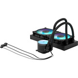 Fractal Design Radius 240 RGB Black, Wasserkühlung schwarz