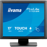 iiyama ProLite T1731SR-B2S, LED-Monitor 43 cm (17 Zoll), schwarz (matt), SXGA, TN, Touchscreen, HDMI, DP, VGA
