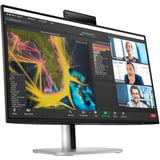 HP Pro 524pm Konferenz-Monitor, LED-Monitor 60.5 cm (23.8 Zoll), schwarz/silber, FullHD, IPS, Webcam, LS, Mikrofon , 100Hz Panel