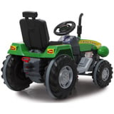 Jamara Ride-on Traktor Power Drag, Kinderfahrzeug grün, 12V