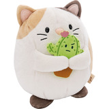 NICI Kuscheltiere Katze Angy mit Kaktus ca. 27 cm beige