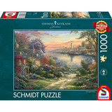 Schmidt Spiele Thomas Kinkade Studios: Hafen in Neuengland, Puzzle 1000 Teile