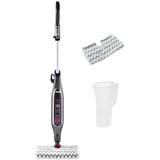 Shark Klik n' Flip automatischer Dampfreiniger S6003EU bordeaux/grau, 1.200 Watt