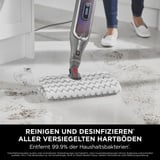 Shark Klik n' Flip automatischer Dampfreiniger S6003EU bordeaux/grau, 1.200 Watt