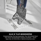 Shark Klik n' Flip automatischer Dampfreiniger S6003EU bordeaux/grau, 1.200 Watt