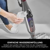 Shark Klik n' Flip automatischer Dampfreiniger S6003EU bordeaux/grau, 1.200 Watt
