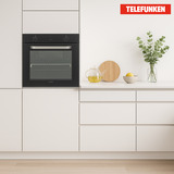 Telefunken BOV75HAI, Backofen schwarz