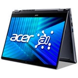 Acer TravelMate P4 Spin (TMP414RN-54-TCO-74CP), Notebook blauschwarz, Intel® Core™ Ultra 7 155U, Intel® Graphics, 16 GB DDR5, 1 TB (1 TB SSD), Windows 11 Pro 64-Bit