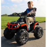 Jamara Ride-on Quad Protector, Kinderfahrzeug orange, 12V