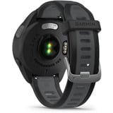 Garmin Forerunner 165, Smartwatch schwarz/dunkelgrau, 43 mm, Silikon-Armband