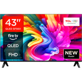 TCL 43SF560, QLED-Fernseher 109 cm (43 Zoll), schwarz, FullHD, Triple Tuner, Fire TV