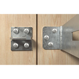 fischer Spanplattenschraube ClassicFast II 4,0x55 Senkkopf TX 500 Stück, mit Teilgewinde, verzinkt