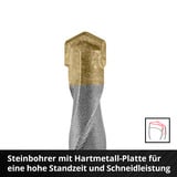 EINHELL Bohrer-Set Holz, Stein und Metall M-CASE, 16-teilig, Bohrer-Satz 