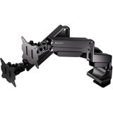 ENDORFY Atlas GS Pro Double, Monitorhalterung schwarz, für Monitore bis 124,5 cm (49")