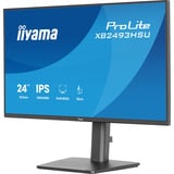 iiyama ProLite XB2493HSU-B1, LED-Monitor 60.5 cm (23.8 Zoll), schwarz (matt), FullHD, IPS, HDMI, DP, USB-Hub, Adaptive-Sync, 120Hz Panel