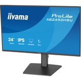 iiyama ProLite XB2493HSU-B1, LED-Monitor 60.5 cm (23.8 Zoll), schwarz (matt), FullHD, IPS, HDMI, DP, USB-Hub, Adaptive-Sync, 120Hz Panel
