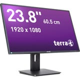 TERRA 2456W PV V4, LED-Monitor 60.5 cm (23.8 Zoll), schwarz (matt), FullHD, IPS, HDMI, DP, USB-C, Lautsprecher