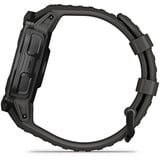 Garmin Instinct 2X Solar, Smartwatch dunkelgrau, 55 mm, Silikon-Armband