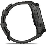 Garmin Instinct 2X Solar, Smartwatch dunkelgrau, 55 mm, Silikon-Armband