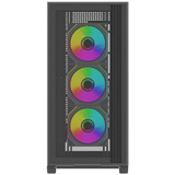 Xilence Flux X916.ARGB, Tower-Gehäuse schwarz, Tempered Glass