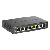 D-Link DGS-1008P, Switch schwarz