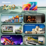 Hisense 32A49S, LED-Fernseher 80 cm (32 Zoll), schwarz, WXGA, HD Feature TV