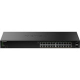 Netgear Smart Managed Essentials Switch (GS324TPv2) schwarz, 190W PoE Budget