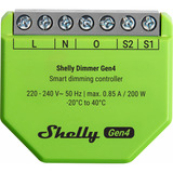 Shelly Dimmer Gen4 grün, Multi-Protokoll-Konnektivität