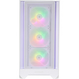 Silentware Flow 110 ARGB, Tower-Gehäuse weiß, Tempered Glass