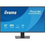 iiyama ProLite X2793HSU-B1, LED-Monitor 68.6 cm (27 Zoll), schwarz (matt), FullHD, IPS, HDMI, DP, USB-Hub, Lautsprecher, 120Hz Panel
