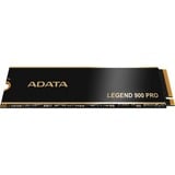 ADATA LEGEND 900 Pro 2 TB, SSD schwarz/gold, PCIe 4.0 x4, NVMe 1.4, M.2 2280