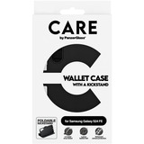 PanzerGlass Wallet Case mit Kickstand, Handyhülle schwarz, Samsung Galaxy S24 FE 5G