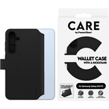 PanzerGlass Wallet Case mit Kickstand, Handyhülle schwarz, Samsung Galaxy S24 FE 5G