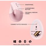 Logitech Lift, Maus rosa, Logi Bolt, Bluetooth, Windows/macOS/iPadOS