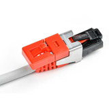 SMARTKEEPER ESSENTIAL LAN Cable Grip, 6 Stück, Halterung rot, für RJ-45 Stecker