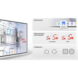 Samsung Flip WM85FX, Public Display weiß/grau, UltraHD/4K, Touchfunktion, Multi‑Touch