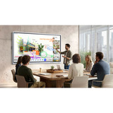 Samsung Flip WM85FX, Public Display weiß/grau, UltraHD/4K, Touchfunktion, Multi‑Touch