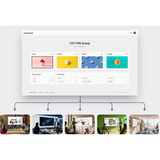 Samsung Flip WM85FX, Public Display weiß/grau, UltraHD/4K, Touchfunktion, Multi‑Touch