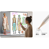 Samsung Flip WM85FX, Public Display weiß/grau, UltraHD/4K, Touchfunktion, Multi‑Touch