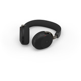 Jabra Evolve3 75, Headset schwarz, UC, USB-A Bluetooth-Adapter, Schnurloses Ladepad
