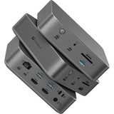 Kensington Thunderbolt 5 Triple 4K Dockingstation SD5010T5EQ  silber
