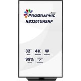 iiyama ProGraphic HB3201UHSNP-B1, LED-Monitor 80 cm (31.5 Zoll), schwarz (matt), UltraHD/4K, IPS, HDMI, DP, USB-C, USB-Hub