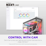 NZXT F420 RGB, Gehäuselüfter weiß, 420 mm