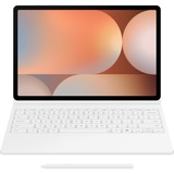 Samsung Book Cover Keyboard EF-DX825, Tastatur weiß, DE-Layout, Galaxy Tab S10+ | S9+ | S9 FE+