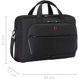 Wenger Meteor Brief 16” - 17'' , Notebooktasche schwarz, bis 43,2 cm (17")
