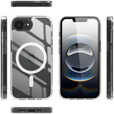 Nevox StyleShell SHOCKFlex, Handyhülle transparent, iPhone 17e/16e, kompatibel mit MagSafe