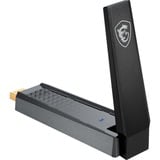 MSI AX1800 WiFi USB Adapter, WLAN-Adapter schwarz