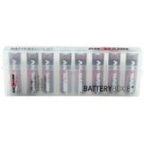 Ansmann Batterybox 8 plus, Akku-Box transparent