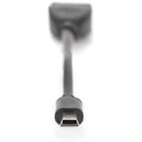 Digitus USB Adapter / Konverter, OTG Typ mini B - A 